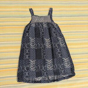 Old Navy Blue Print Sundress Size Small 6/7